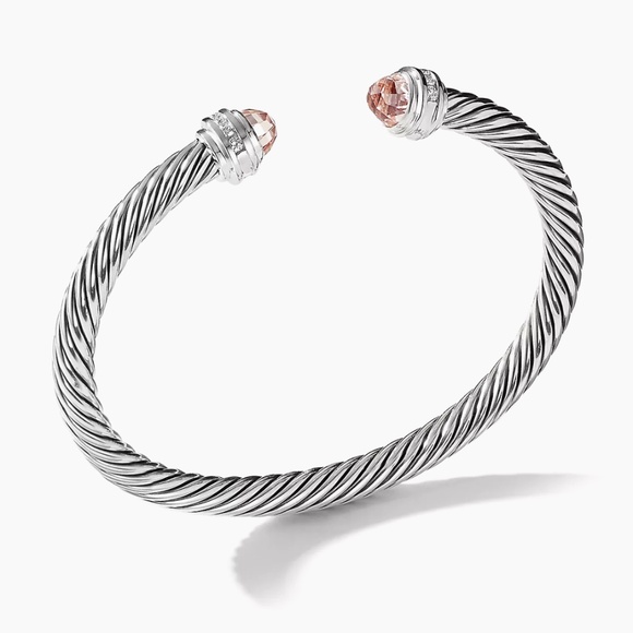David Yurman Cable Bracelet with Diamonds - Like New! - Picture 1 of 5